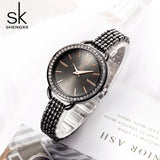 Shengke Jewelry Gifts For Women's Luxury Black Steel