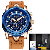 Mens Watches Brand Luxury Blue